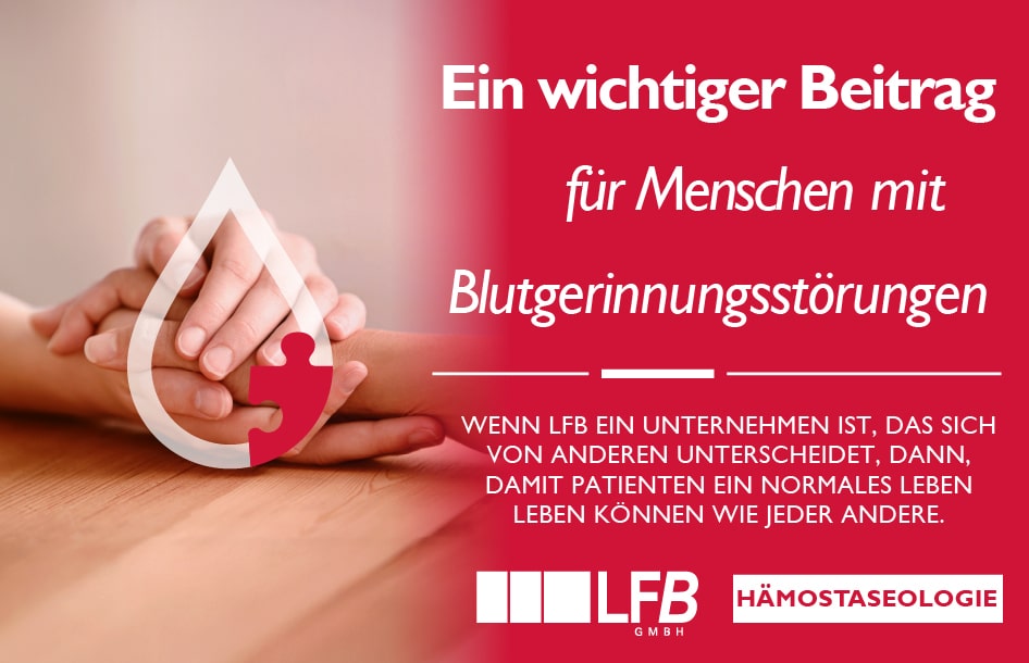 Ein wichtiger Beitrag für Menschen mit Blutgerinnungsstörungen