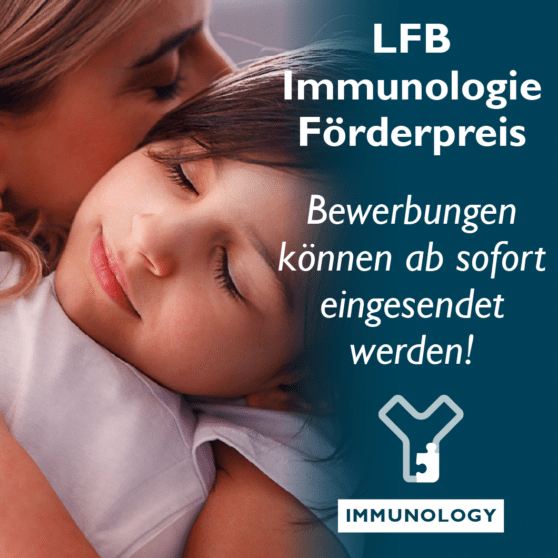 LFB-Immunologie-Förderpreis - Bewerbungen können ab sofort eingesendet werden!